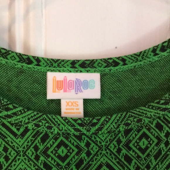 Lularoe green dress - Picture 4 of 4